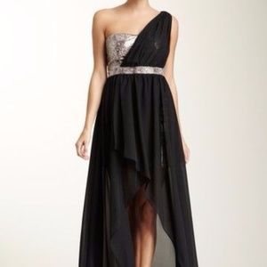 JUMP One Shoulder Animal Print Dress